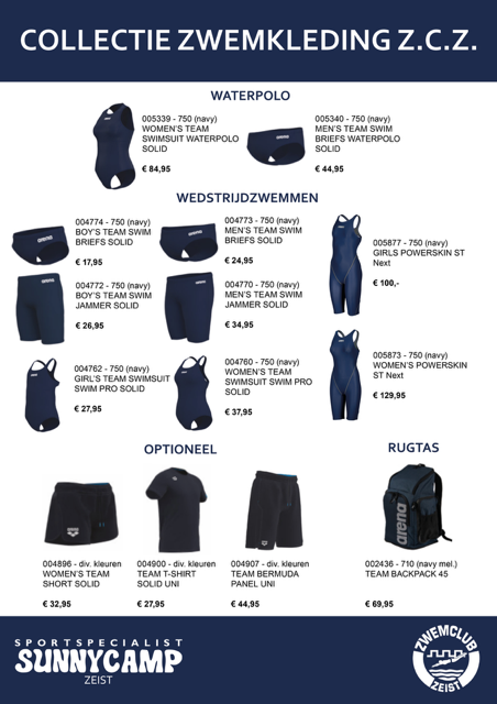 Clubkleding Sunny Camp